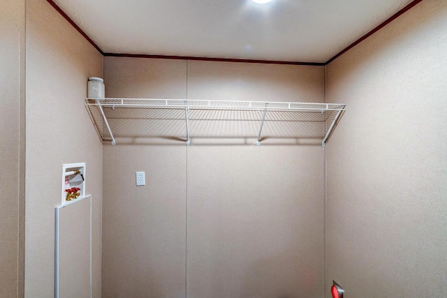 2832 Two Mile Rd, Winchester, KY 40391 - laundry room featuring washer hookup and crown molding
