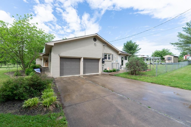874 Sebree Rd, Stamping Ground, KY 40379 - view of front of property with concrete driveway and a garage