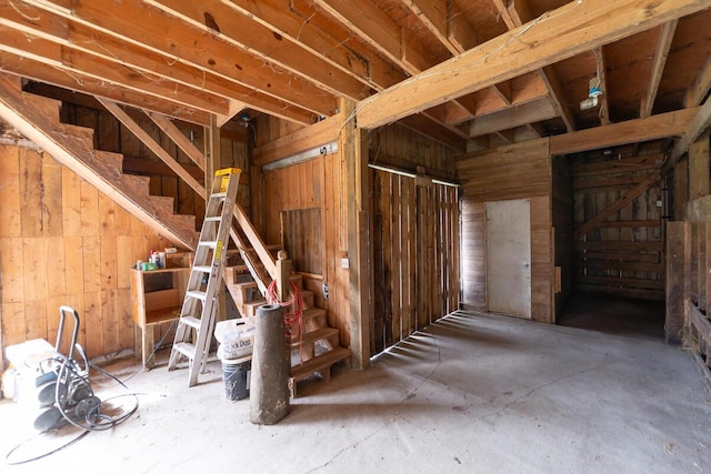 874 Sebree Rd, Stamping Ground, KY 40379 - below grade area with wood walls