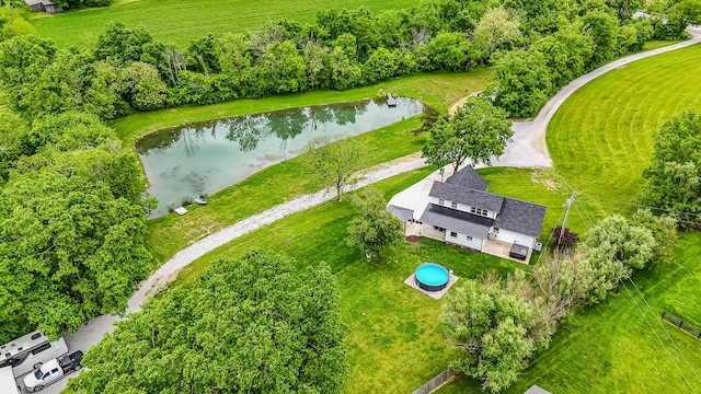 1251 Wilmore Rd, Nicholasville, KY 40356 - view from above of property with a large body of water