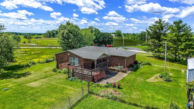 498 Winding Blade Rd, East Bernstadt, KY 40729 - view from above of property