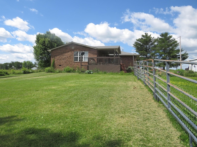 498 Winding Blade Rd, East Bernstadt, KY 40729 - view of side of property featuring brick siding