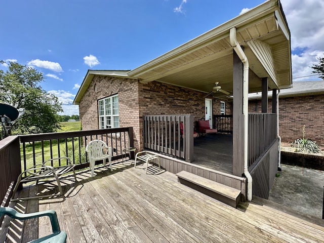 498 Winding Blade Rd, East Bernstadt, KY 40729 - view of wooden terrace