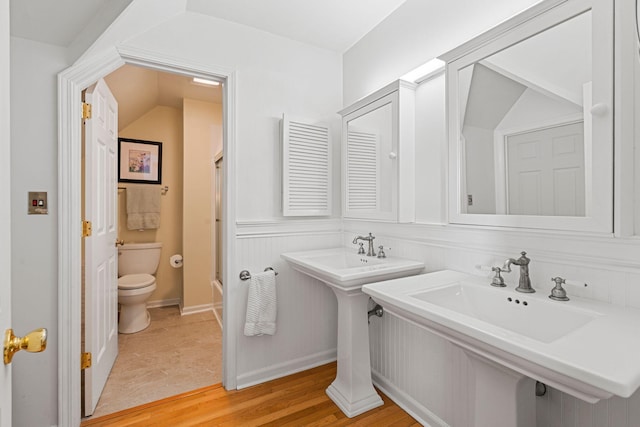 1483 Cypress St, Paris, KY 40361 - bathroom featuring toilet and wood finished floors