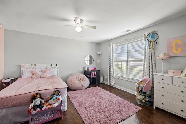 929 Lauderdale Dr, Lexington, KY 40515 - bedroom featuring wood finished floors, a ceiling fan, and baseboards