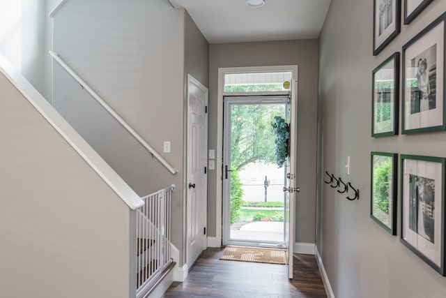 4716 Boca Ln, Lexington, KY 40515 - entryway with wood finished floors and baseboards