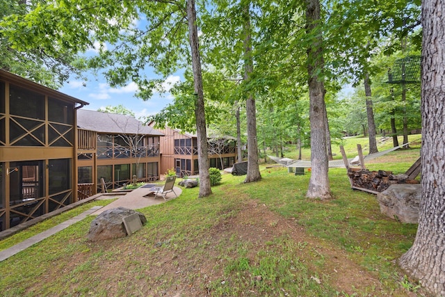 42-1 Woodson Bend Resort, Bronston, KY 42518 - view of grassy yard featuring a deck and a patio