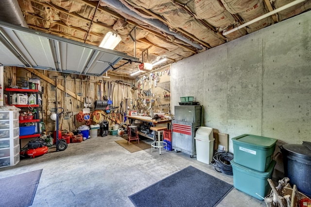 115 Old Bridge Rd, Danville, KY 40422 - unfinished basement featuring a workshop area