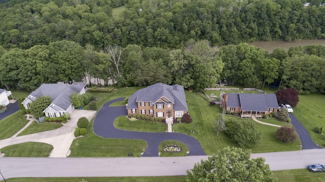 115 Old Bridge Rd, Danville, KY 40422 - aerial overview of property's location with a forest