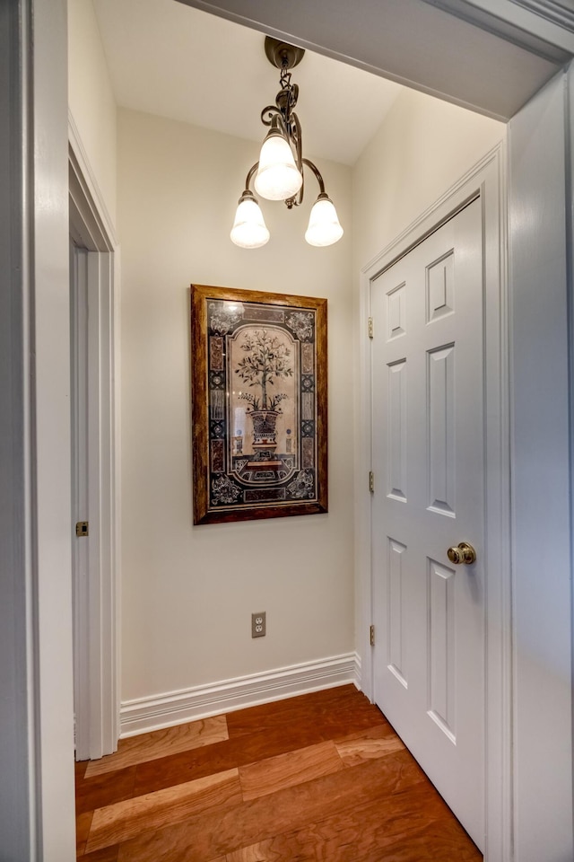 115 Old Bridge Rd, Danville, KY 40422 - corridor with wood finished floors and baseboards
