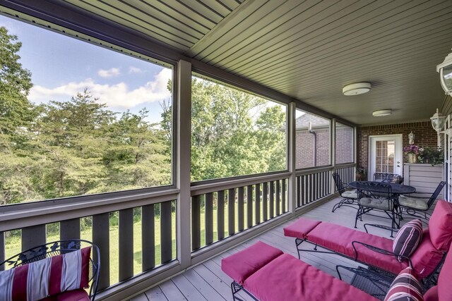115 Old Bridge Rd, Danville, KY 40422 - wooden terrace featuring outdoor dining space