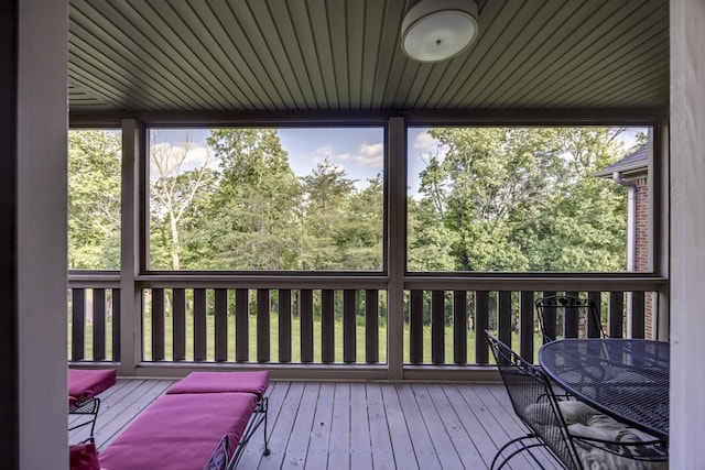 115 Old Bridge Rd, Danville, KY 40422 - wooden terrace with outdoor dining space