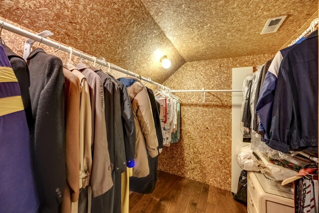 115 Old Bridge Rd, Danville, KY 40422 - spacious closet with wood finished floors and lofted ceiling