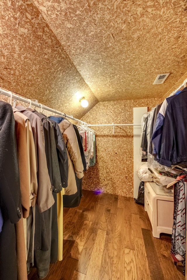115 Old Bridge Rd, Danville, KY 40422 - spacious closet with wood finished floors and lofted ceiling