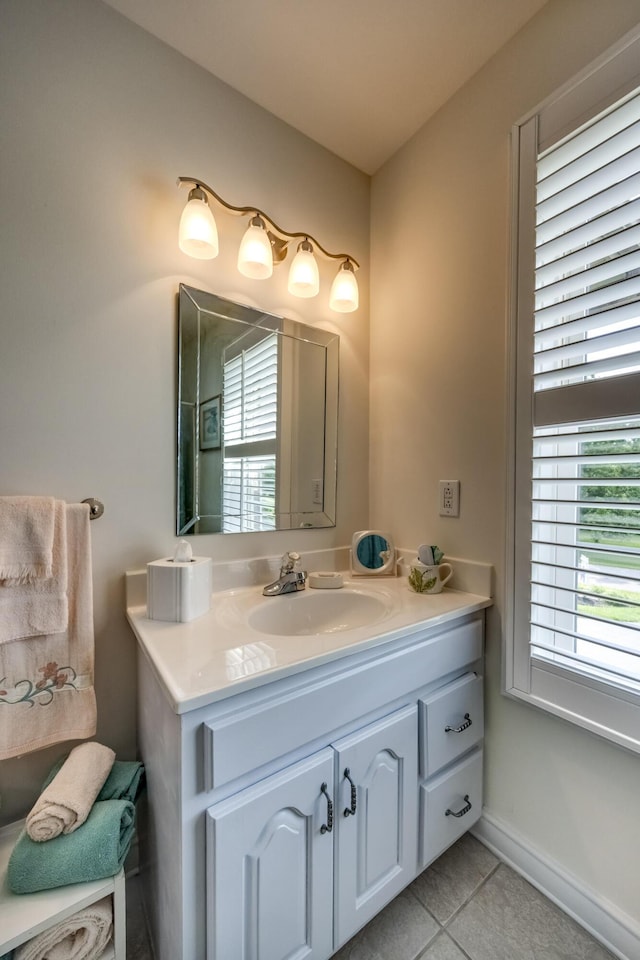 115 Old Bridge Rd, Danville, KY 40422 - bathroom with vanity, plenty of natural light, and tile patterned flooring