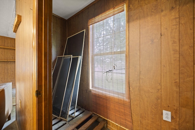 99 Wilson Ln, London, KY 40741 - interior space with wooden walls