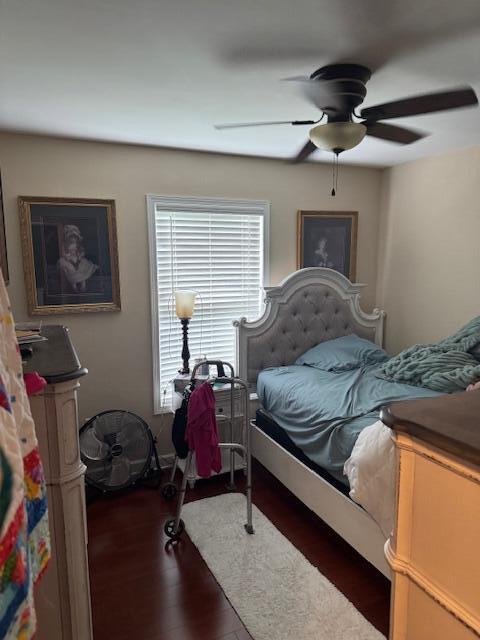 77 Bethy Rd, London, KY 40744 - bedroom with wood finished floors and ceiling fan