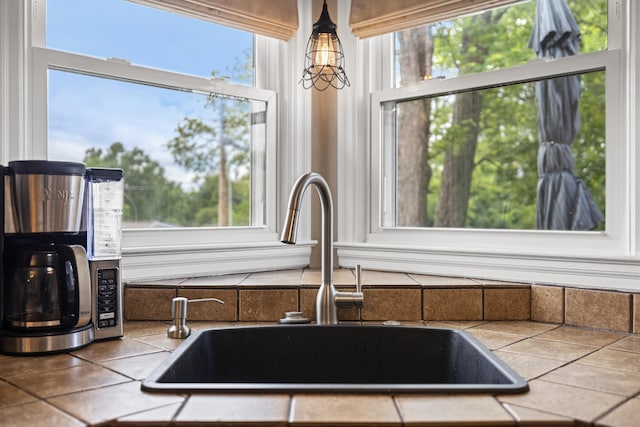 298 Hill N Dale Rd, Lexington, KY 40503 - kitchen view of a sink and tile countertops
