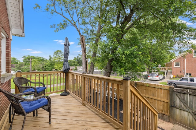 298 Hill N Dale Rd, Lexington, KY 40503 - view of wooden deck