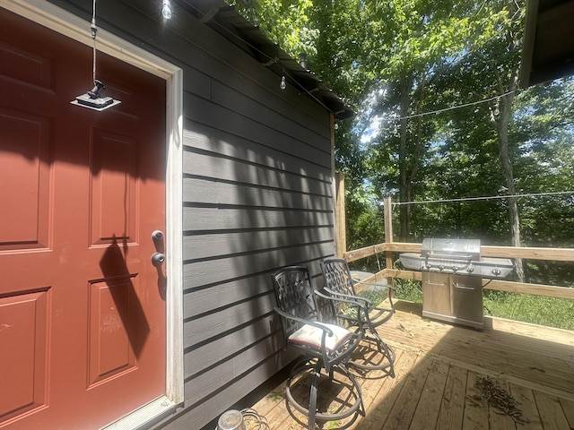 853 Rock Springs Rd, Celina, TN 38551 - wooden deck featuring area for grilling