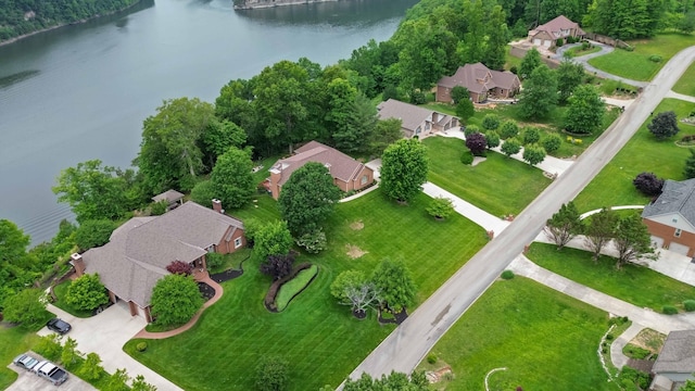 512 Water Cliff Dr, Somerset, KY 42503 - aerial overview of property's location featuring a nearby body of water