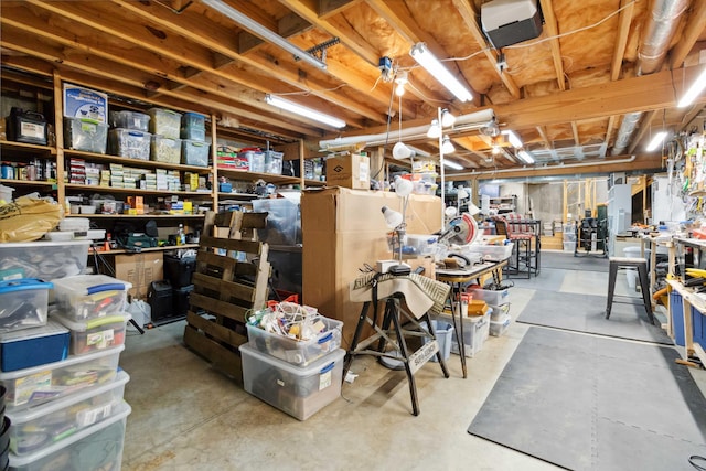 512 Water Cliff Dr, Somerset, KY 42503 - unfinished below grade area featuring a workshop area