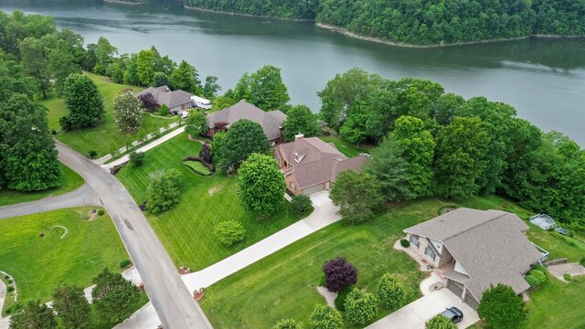 512 Water Cliff Dr, Somerset, KY 42503 - bird's eye view of a large body of water