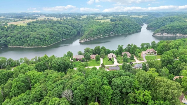 512 Water Cliff Dr, Somerset, KY 42503 - bird's eye view of a nearby body of water and a forest