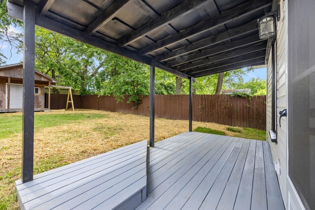 110 Hazel Ave, Lexington, KY 40502 - view of deck