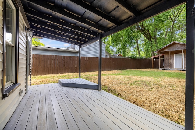 110 Hazel Ave, Lexington, KY 40502 - view of wooden deck