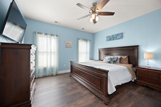 42 Cambron Ln, Raywick, KY 40060 - bedroom with dark wood-type flooring and ceiling fan
