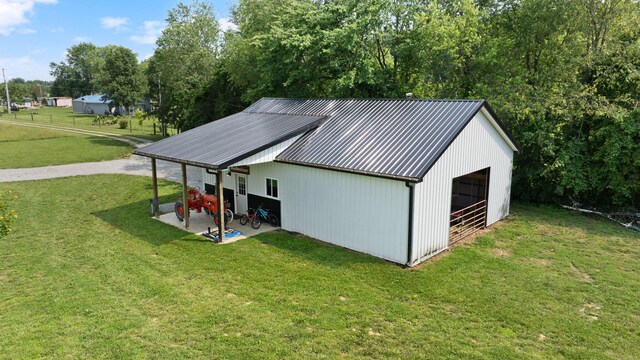 42 Cambron Ln, Raywick, KY 40060 - view of pole building with a yard