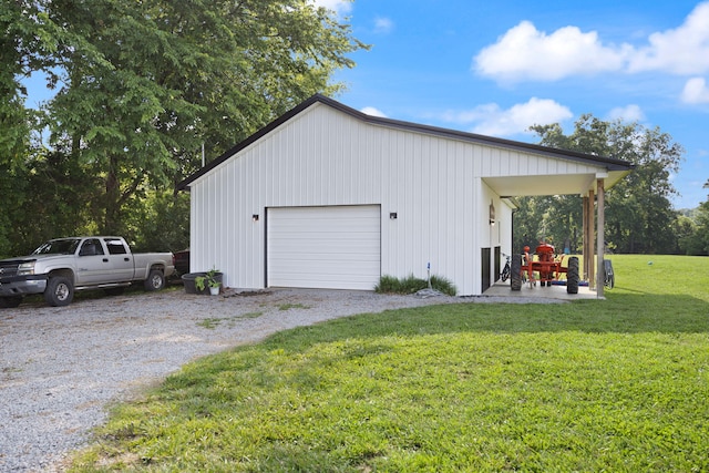 42 Cambron Ln, Raywick, KY 40060 - detached garage with gravel driveway