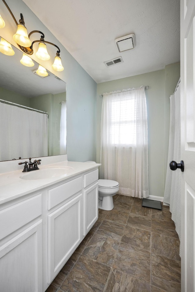 113 Medinah Ct, Frankfort, KY 40601 - bathroom featuring vanity, stone finish floors, and toilet