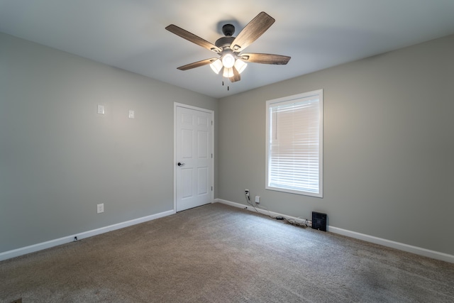 2296 Boonesborough Rd, Richmond, KY 40475 - carpeted spare room with a ceiling fan and baseboards