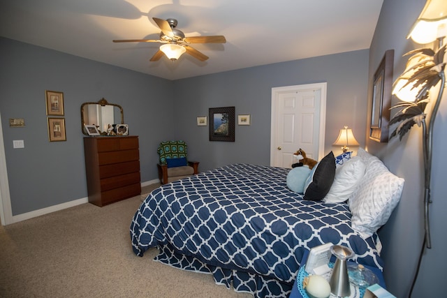 360 Persimmon Way, Harrodsburg, KY 40330 - bedroom with carpet floors, ceiling fan, and baseboards
