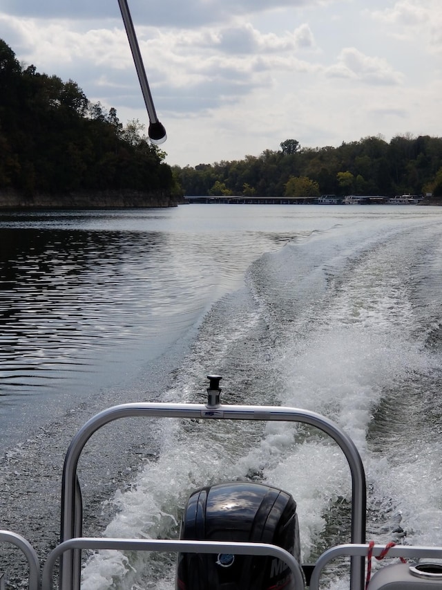 360 Persimmon Way, Harrodsburg, KY 40330 - water view featuring a forest