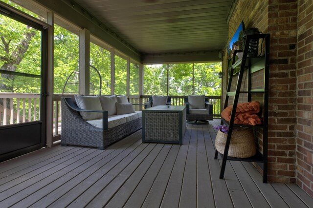 1304 Wakehurst Ct, Lexington, KY 40509 - wooden deck with outdoor lounge area
