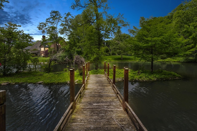 1304 Wakehurst Ct, Lexington, KY 40509 - dock area featuring a water view