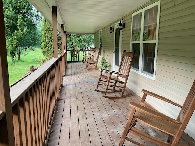 33 Banta Rd, Olive Hill, KY 41164 - porch with a yard