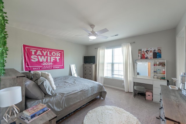 133 Kirkstall Way, Georgetown, KY 40324 - carpeted bedroom featuring ceiling fan and baseboards
