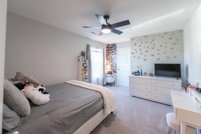 133 Kirkstall Way, Georgetown, KY 40324 - bedroom with light colored carpet and a ceiling fan