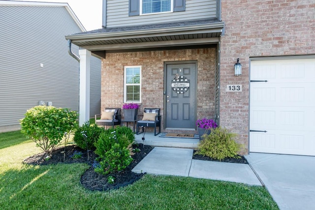 133 Kirkstall Way, Georgetown, KY 40324 - entrance to property with a porch and brick siding