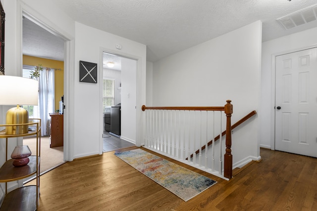 481 Alderbrook Way, Lexington, KY 40515 - hall featuring an upstairs landing, wood finished floors, and baseboards