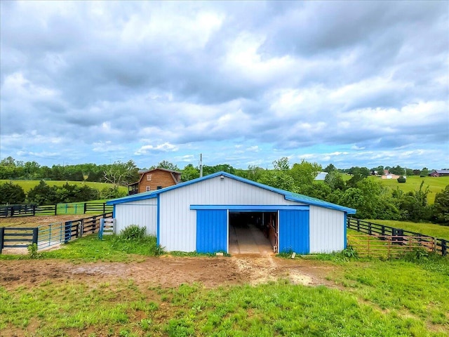 116 Hickory Lick Rd, Richmond, KY 40475 - view of pole building featuring a view of rural / pastoral area