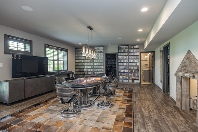 2605 Lucca Pl, Lexington, KY 40509 - dining room featuring recessed lighting and wood finished floors