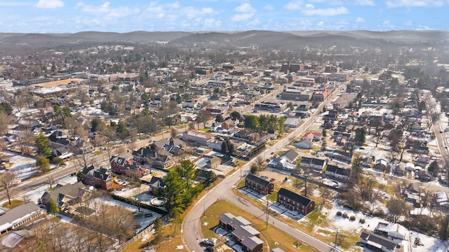 406 N Main St, Somerset, KY 42501 - aerial view of property's location featuring mountains and nearby suburban area