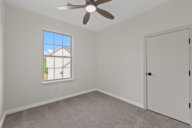 3261 Royal Troon Rd, Lexington, KY 40509 - empty room with carpet, baseboards, and ceiling fan