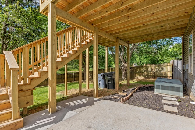 3261 Royal Troon Rd, Lexington, KY 40509 - view of patio / terrace featuring stairway