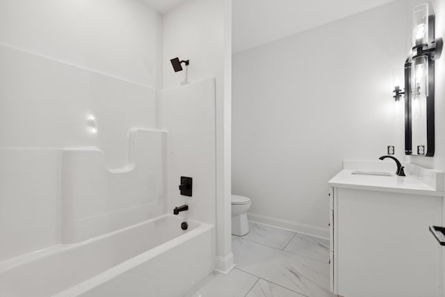 4252 Equestrian Way, Richmond, KY 40475 - bathroom featuring marble finish flooring, vanity, and bathtub / shower combination